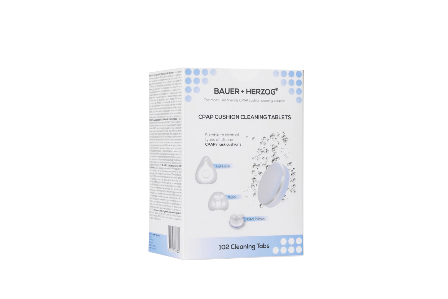 Bauer + Herzog CPAP-Maskenkissen-Reinigungstabletten