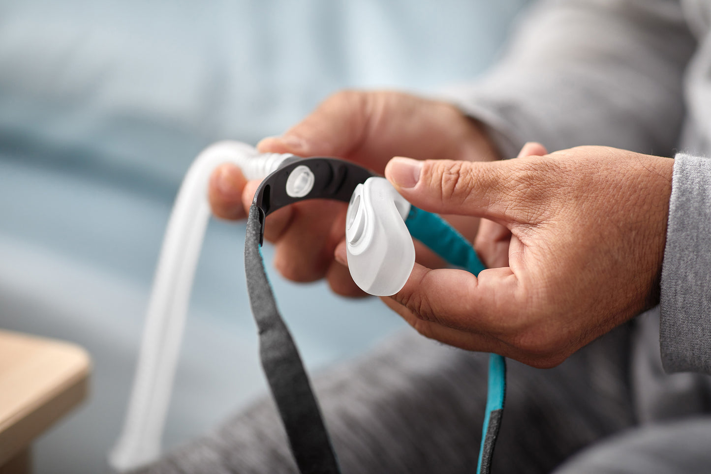 Philips Nasenmaske TM3100 NC Nasenmaske, CPAP Schlaftherapie Maske gegen Schlafapone