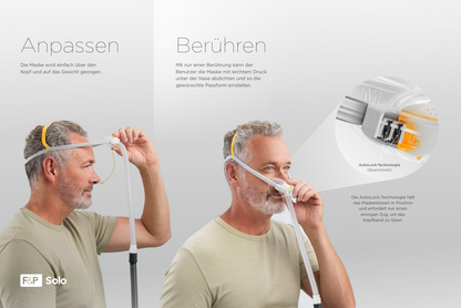 Fisher & Paykel Solo Nasenpolster-CPAP-Maske