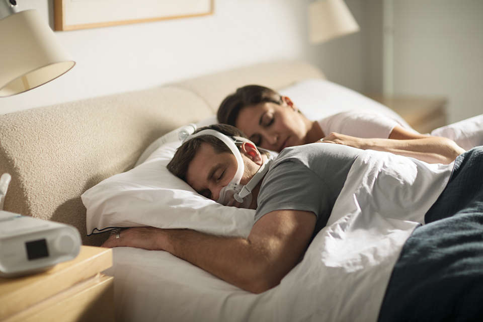 Philips CPAP DreamWear Vollgesichtsmaske, mit Ausatemventil und Kopfband (Med Fram-Fitpack)