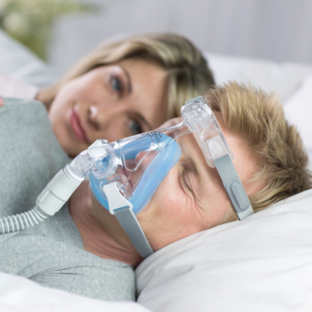 Philips CPAP Maske Amara Gel Full Mund-Nasenmaske, Atemmaske